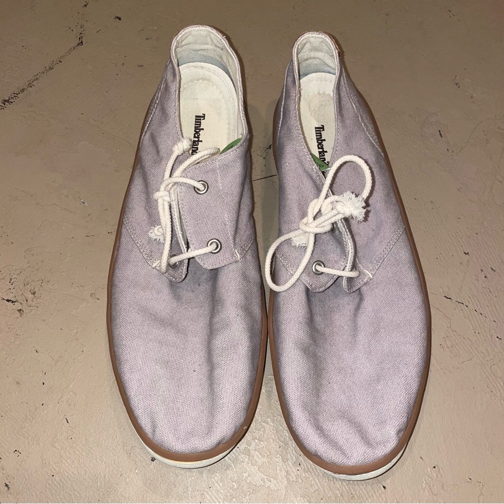 Mens timberland canvas shoes - size 12